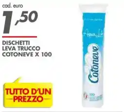Italmark Dischetti leva trucco COTONEVE X 100 offerta