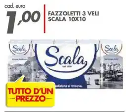 Italmark Fazzoletti 3 veli SCALA 10X10 offerta