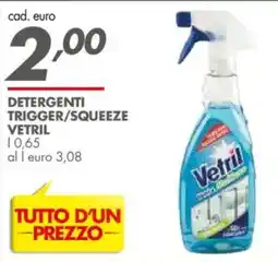 Italmark Detergenti trigger/squeeze VETRIL offerta