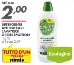 Italmark Detergente anticalcare lavatrice GREEN EMOTION offerta