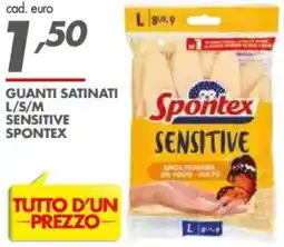 Italmark Guanti satinati l/s/m sensitive SPONTEX offerta