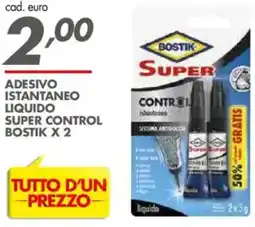 Italmark Adesivo istantaneo liquido super control BOSTIK X 2 offerta