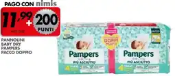 Italmark Pannolini baby dry pampers pacco doppio offerta