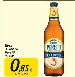 Carrefour Market Birra 3 luppoli offerta