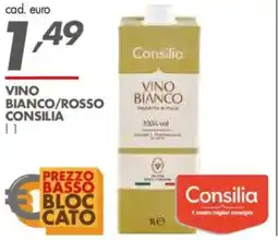 Italmark Vino bianco/rosso CONSILIA offerta
