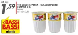 Italmark Thé limone/pesca - classico/zero ESTATHE X 3 offerta