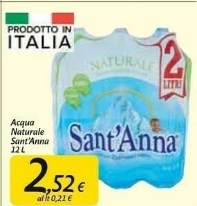 Carrefour Market Acqua minerale naturale offerta