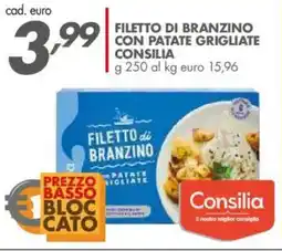 Italmark Filetto di branzino con patate grigliate CONSILIA offerta