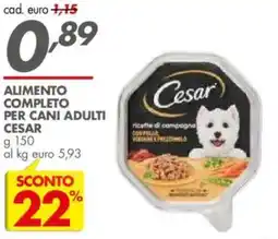 Italmark Alimento completo per cani adulti CESAR offerta