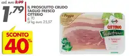 Italmark Il prosciutto crudo taglio fresco CITTERIO Tagliofresco offerta