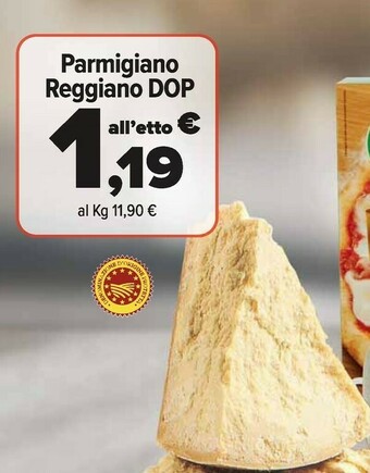 Carrefour Market Parmigiano reggiano dop offerta