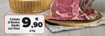 Carrefour Market Costata di bovino adulto con osso offerta