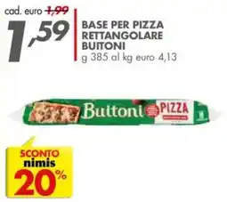 Italmark Base per pizza rettangolare BUITONI offerta
