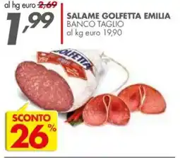 Italmark Salame golfetta emilia offerta