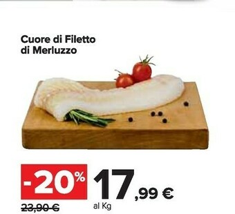 Carrefour Market Cuore di filetto di merluzzo offerta