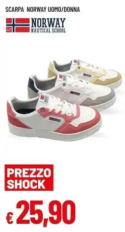 Galassia Scarpa norway uomo/donna offerta
