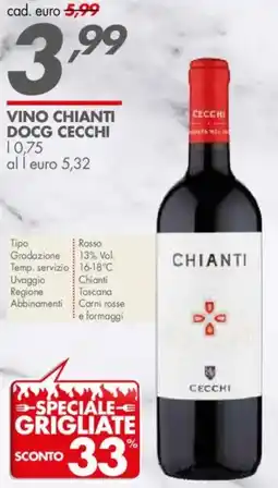 Italmark Vino chianti DOCG CECCHI offerta