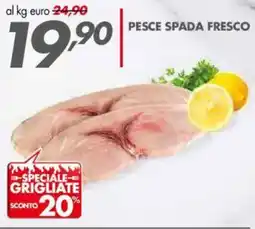 Italmark Pesce spada fresco offerta