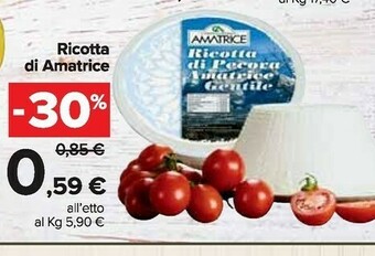 Carrefour Market Ricotta di amatrice offerta