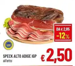 A&O Speck alto adige igp offerta