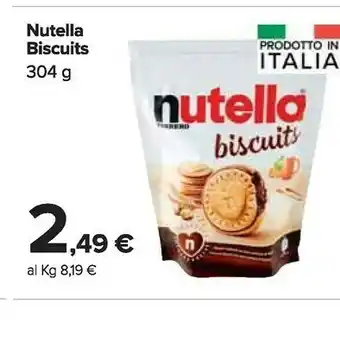 Carrefour Market Ferrero - nutella biscuits 304 g(ml) offerta