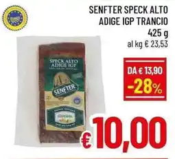 A&O Senfter speck alto adige igp trancio offerta