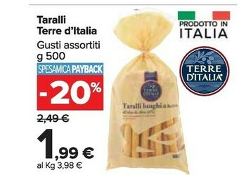 Carrefour Market Taralli offerta