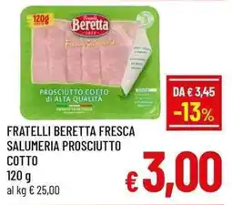 A&O Fratelli beretta fresca salumeria prosciutto cotto offerta
