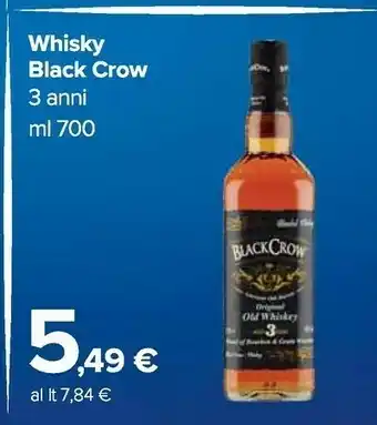 Carrefour Market Black crow whisky offerta