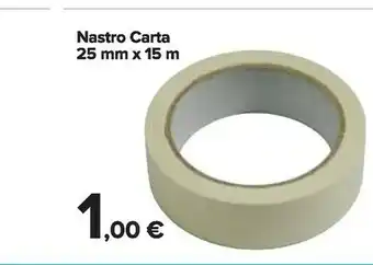 Carrefour Market Nastro carta 25 mm x 15 m offerta