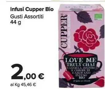 Carrefour Market Insufi cupper bio offerta