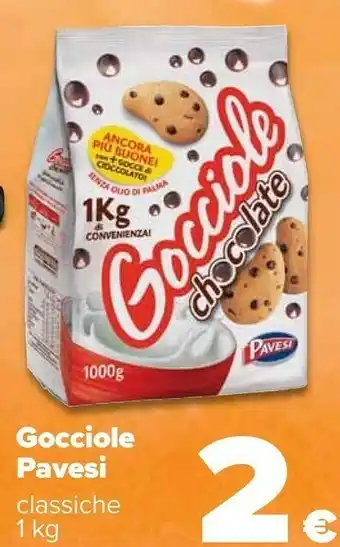 Carrefour Gocciole chocolate 1000 g(ml) offerta