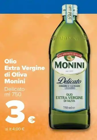 Carrefour Olio extra vergine di oliva classico 750 g(ml) offerta
