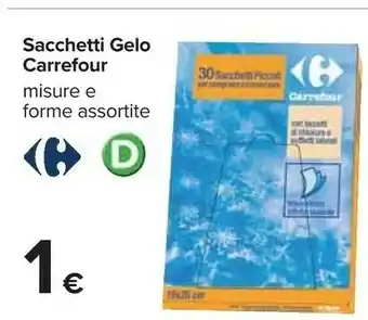 Carrefour Carrefour sacchetti gelo offerta