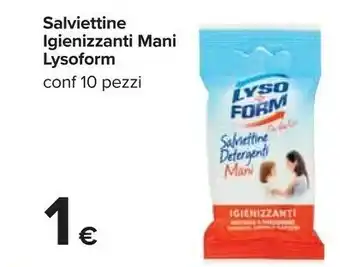 Carrefour Salviettine igienizzanti mani offerta