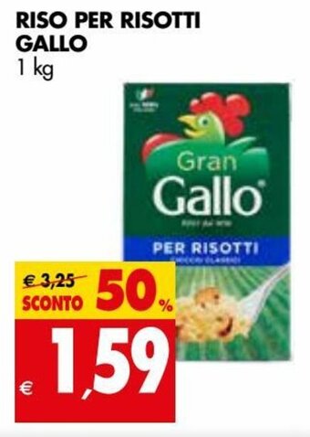 Tigros Gallo Riso Per Risotti 1kg offerta