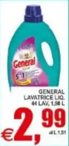 Pewex General lavatrice liq. offerta
