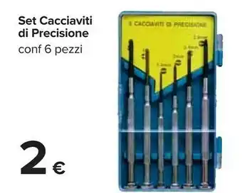 Carrefour Set cacciaviti di precisione offerta