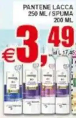 Pewex Pantene lacca/spuma offerta