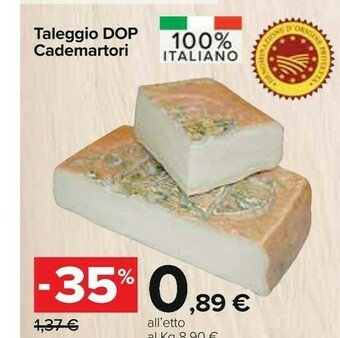 Carrefour Taleggio dop offerta