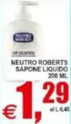 Pewex Neutro roberts sapone liquido offerta