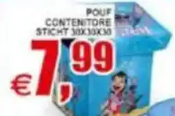 Pewex Pouf contenitore sticht 30x30x30 offerta