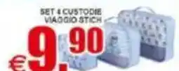 Pewex Set 4 custodie viaggio stich offerta