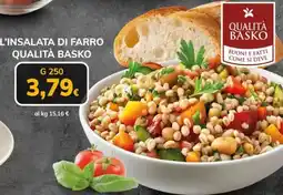 Basko L'insalata di farro qualità basko offerta