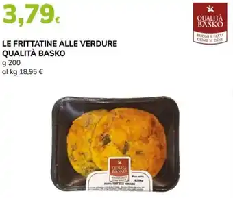 Le frittatine alle verdure qualità basko