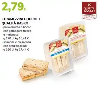 I tramezzini gourmet qualità basko