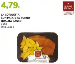 Basko La cotoletta con patate al forno qualità basko offerta