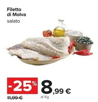 Carrefour Filetto di molva salato offerta