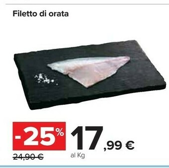 Carrefour Filetto di orata offerta