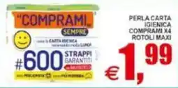 Pewex Perla carta igienica comprami x4 rotoli maxi offerta